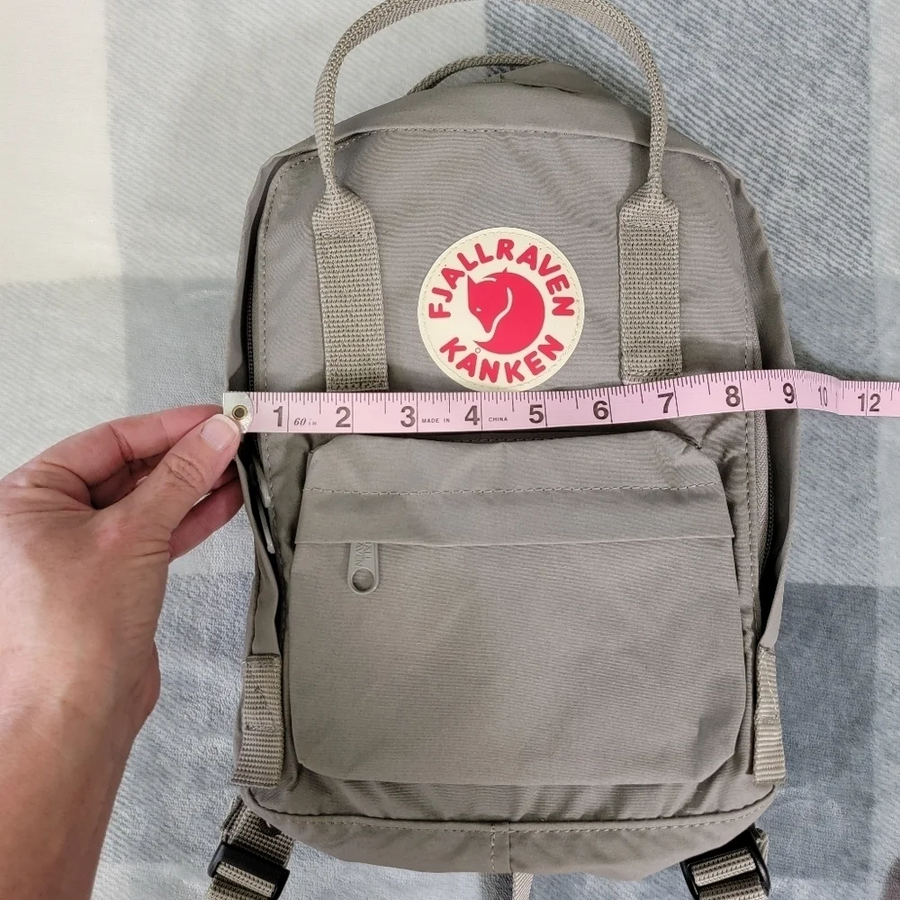 Fjallraven Kanken Mini Backpack In Fog Gray Never Used